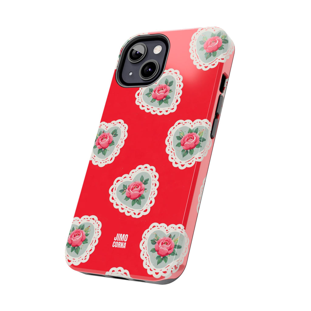 Rosy Lace iPhone Case