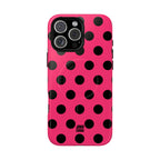 Big Polka Dot | Hot Pink and Black