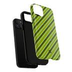 Angelina Stripes | Olive - MagSafe iPhone Case