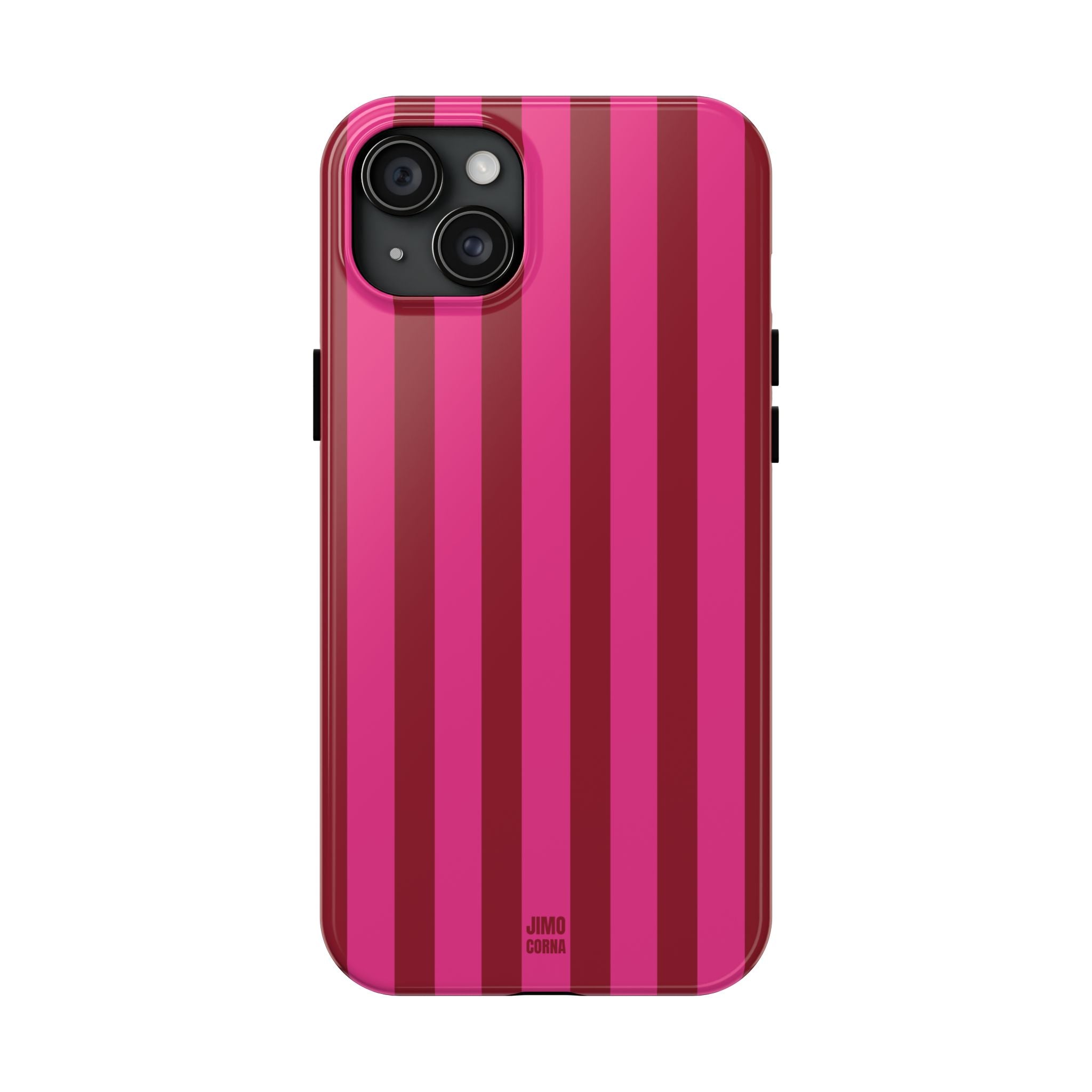 Strawberry Burst Bold Stripes