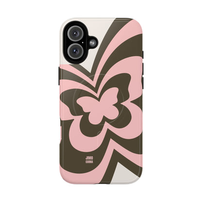 Pink Retro Butterfly