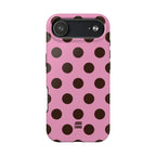 Big Polka Dot | Pink and Brown