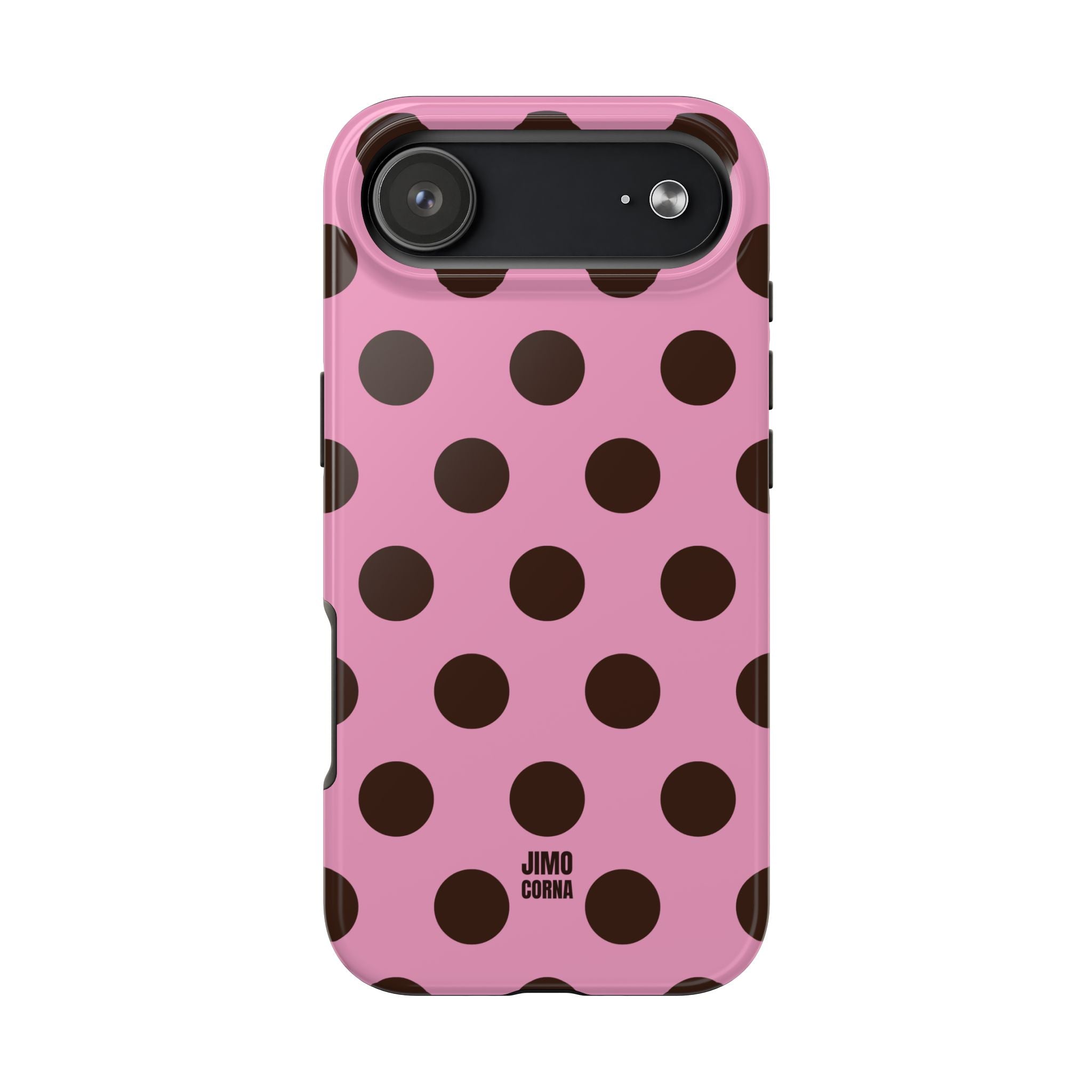Big Polka Dot | Pink and Brown