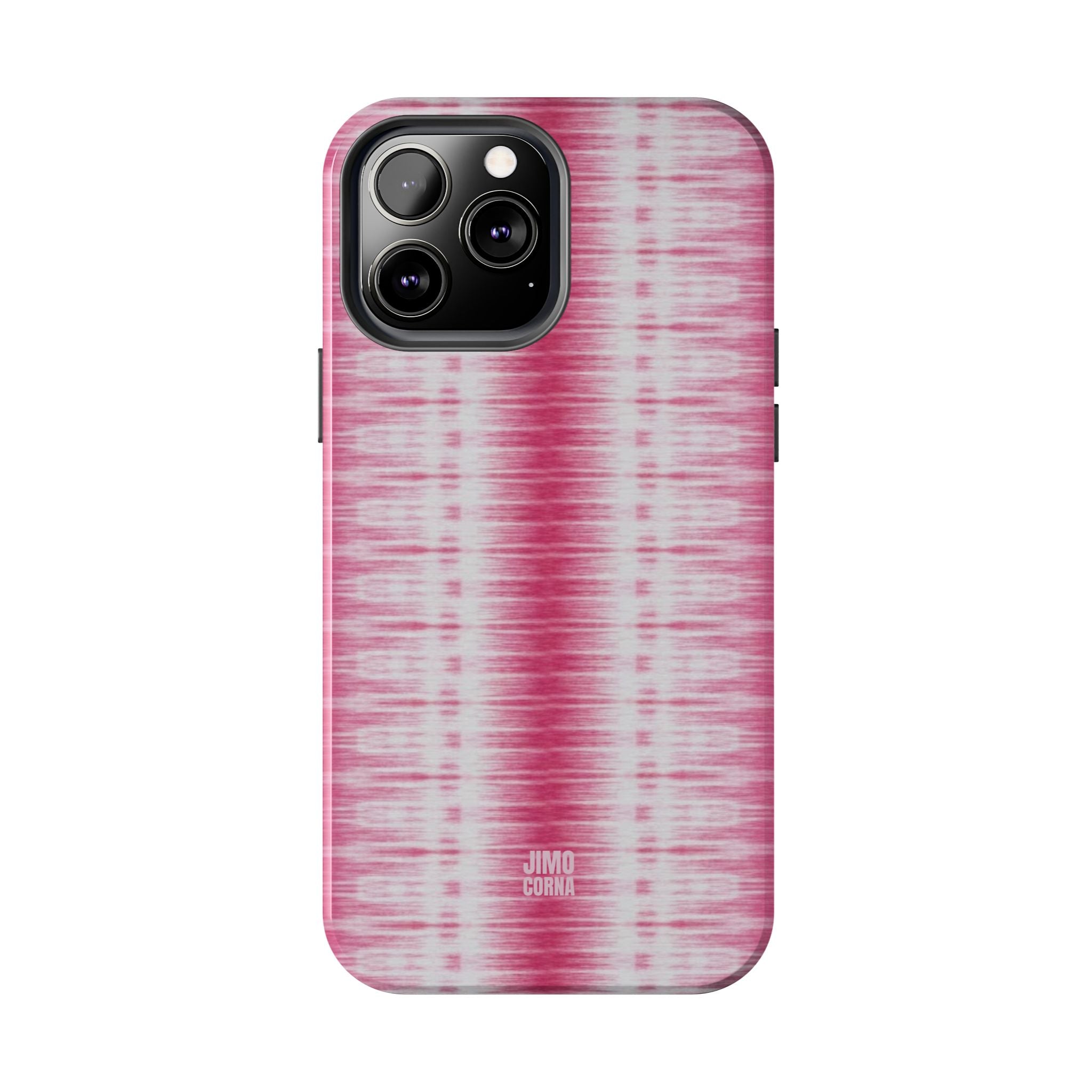 Pink Woven Texture iPhone Case
