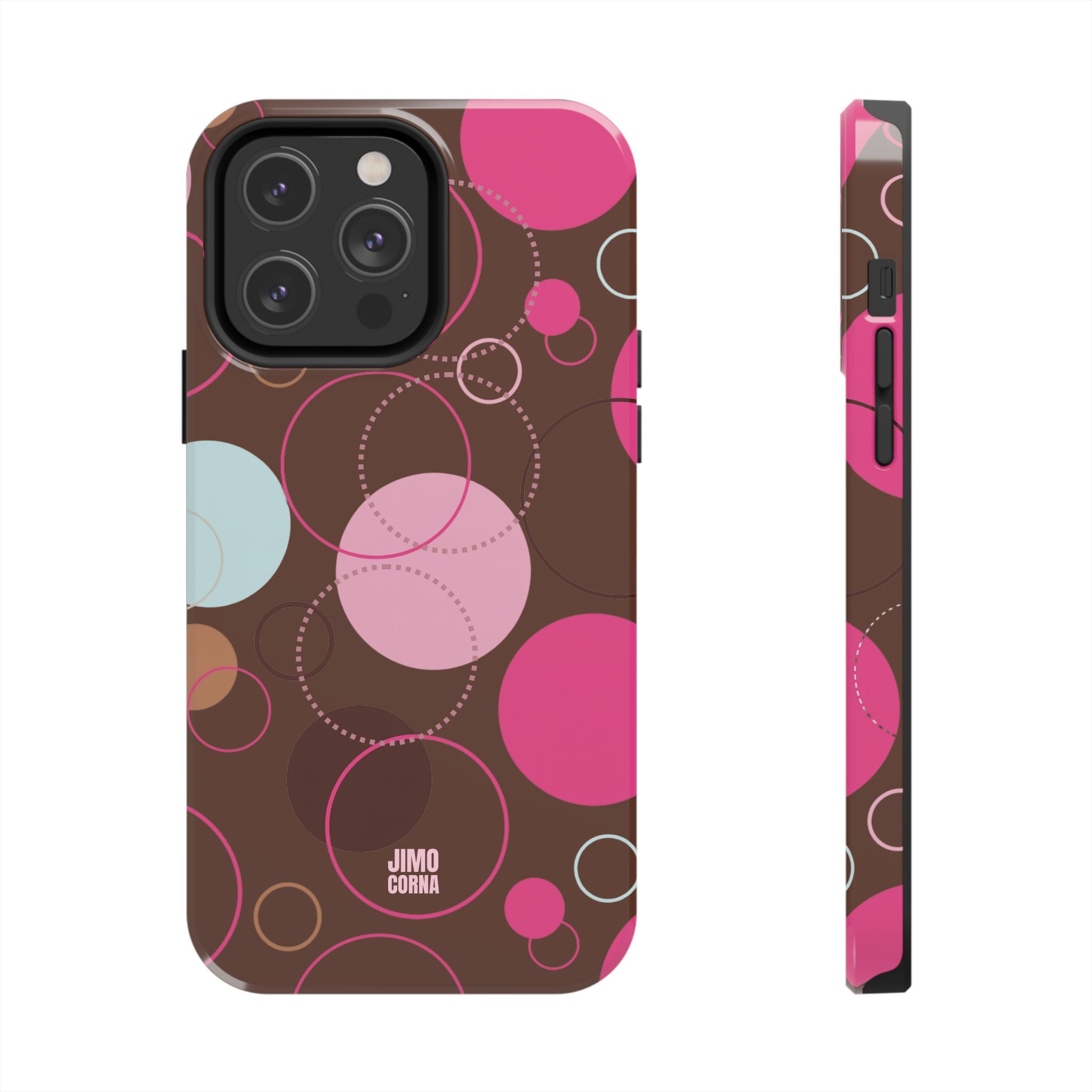 Spiral Pop iPhone Case | Brown