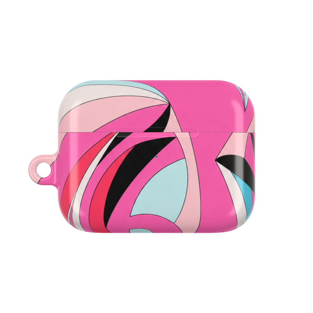 Pink Tropic Swirl AirPods Case