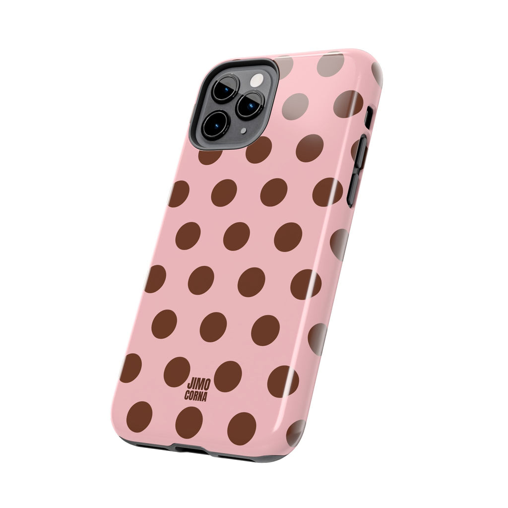 Big Polka Dot | Pink and Brown