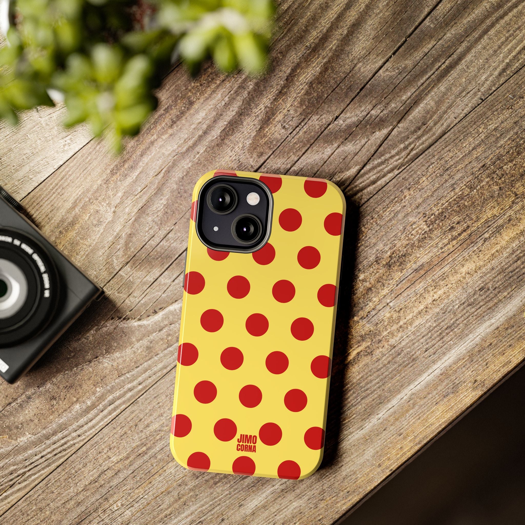 Big Polka Dot | Yellow and Red