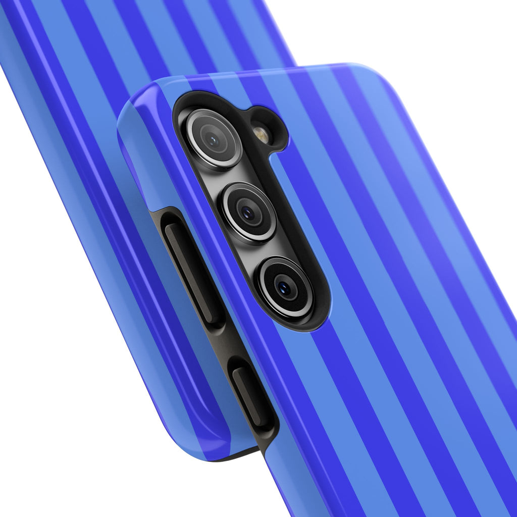 Blueberry Bold Stripes Samsung Galaxy Case