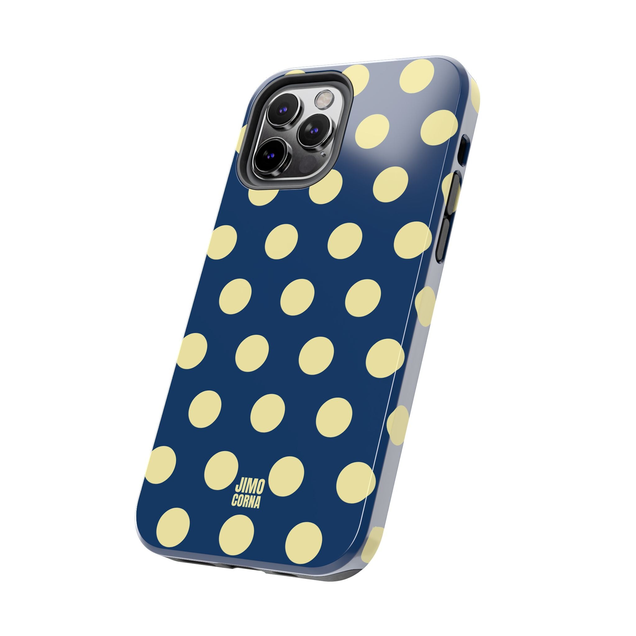 Big Polka Dot | Blue and Cream