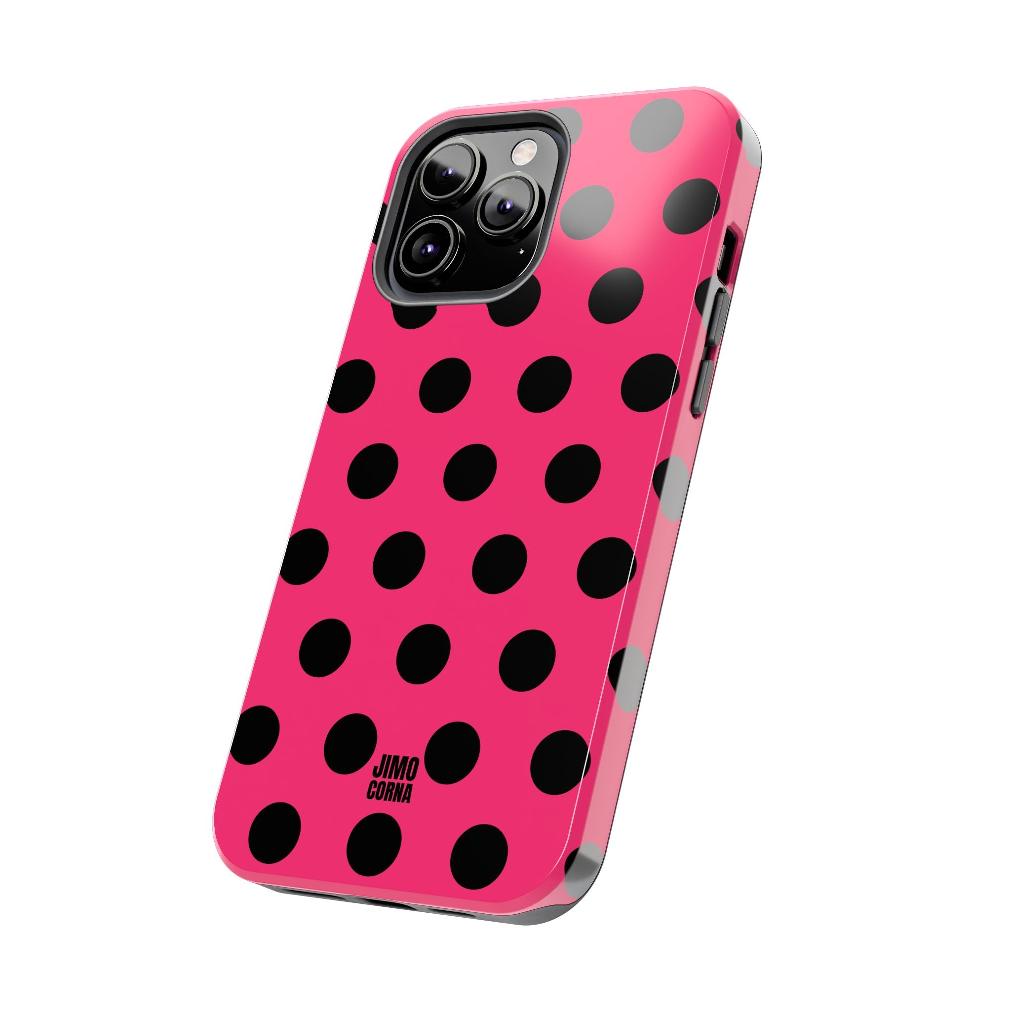 Big Polka Dot | Hot Pink and Black