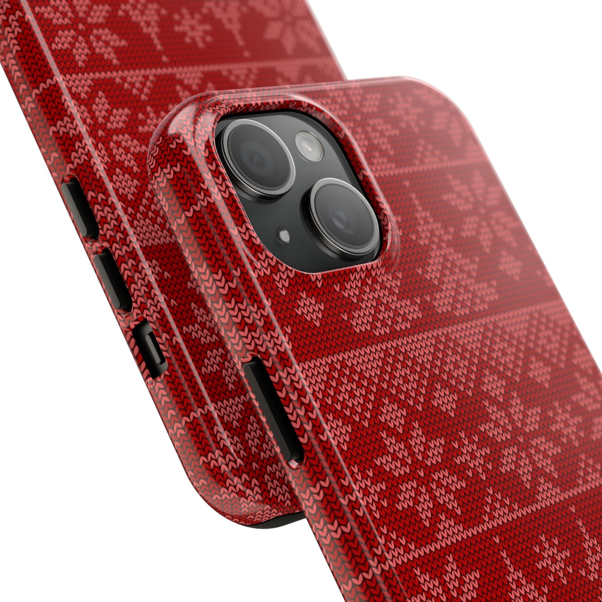 Holiday Knit | Red iPhone Case