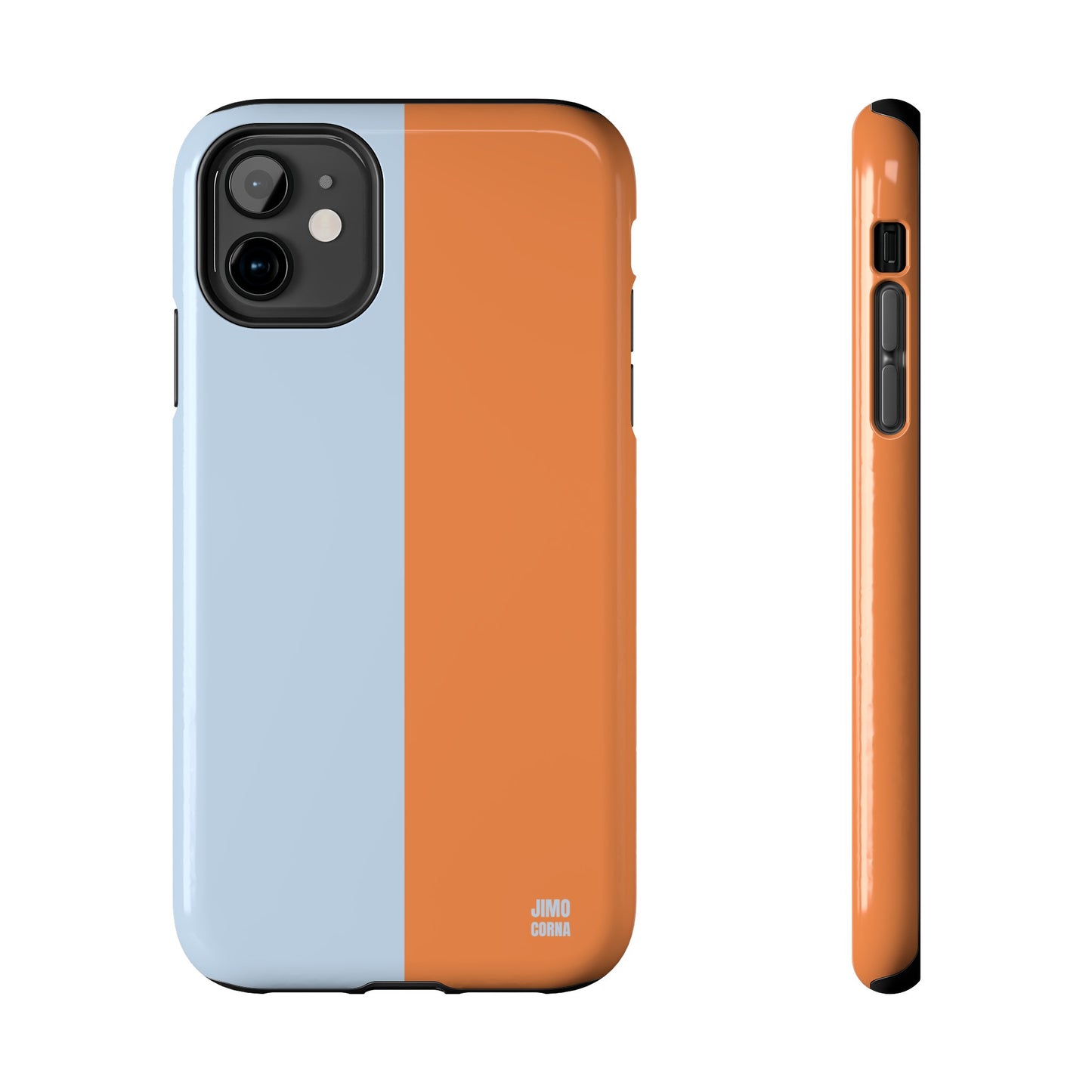 Orange and Blue Color Block