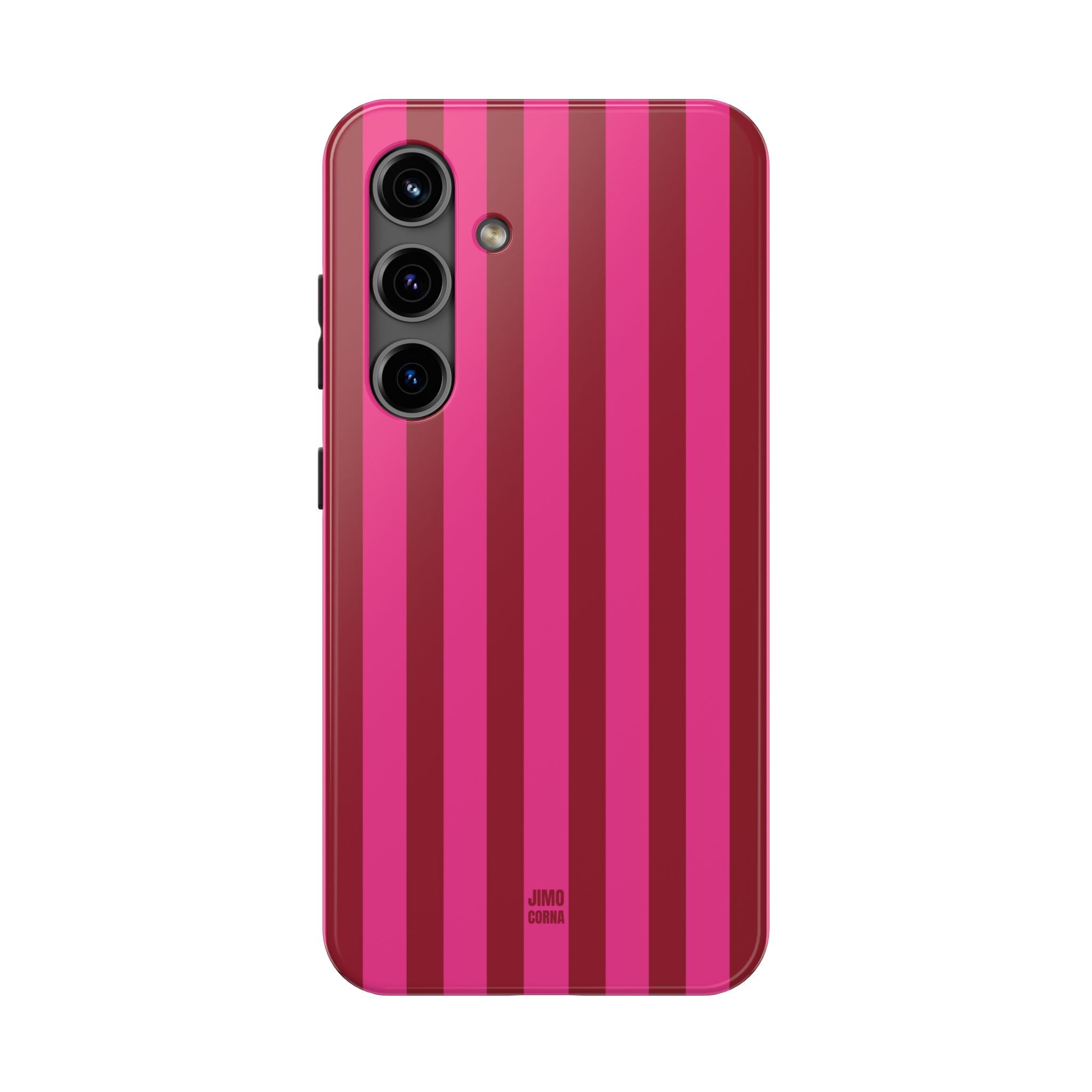 Strawberry Burst Bold Stripes