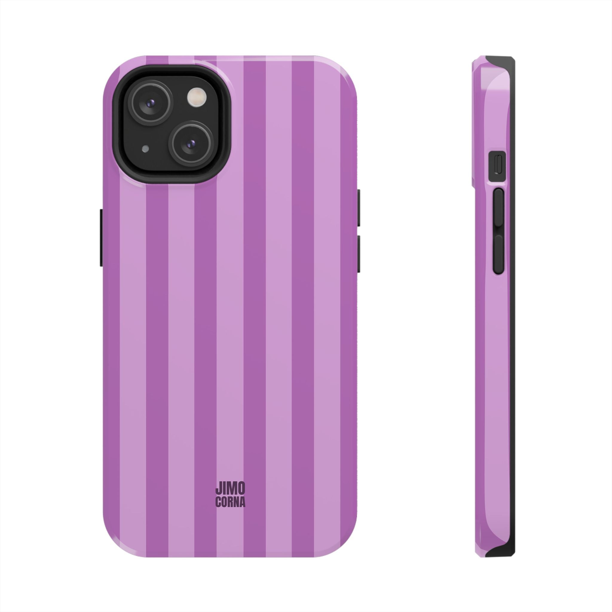 Bold Stripes iPhone Case | Plum