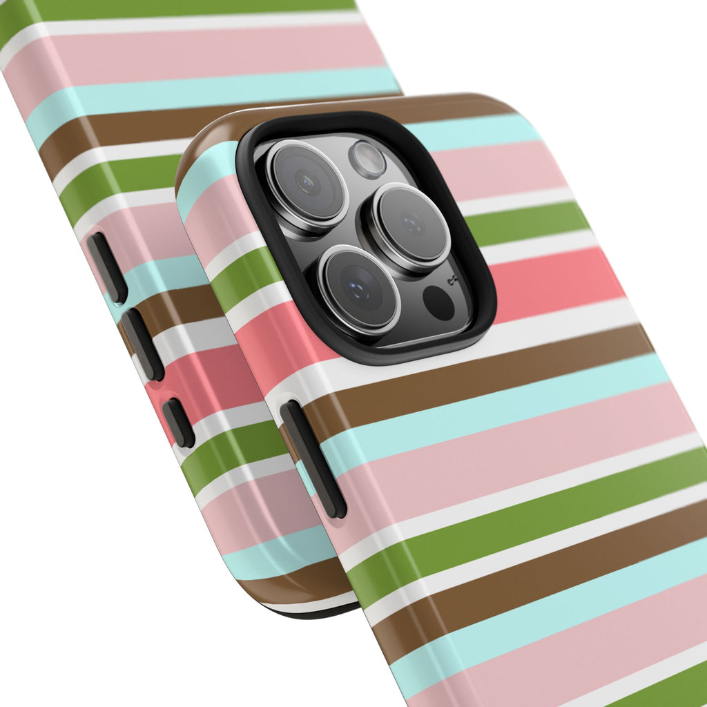 Sweet Candy Stripes iPhone Case