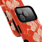 Red Flora MagSafe iPhone Case