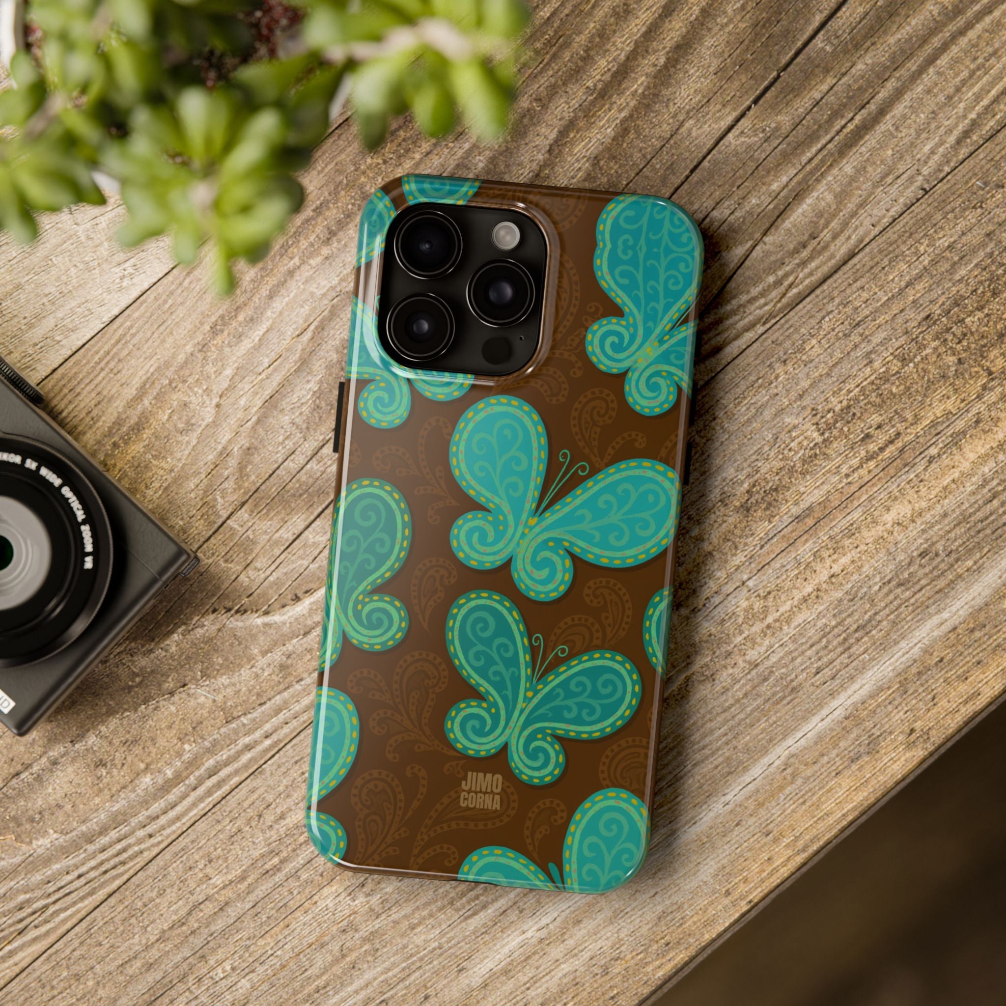 Cocoa Breeze Butterflies iPhone Case