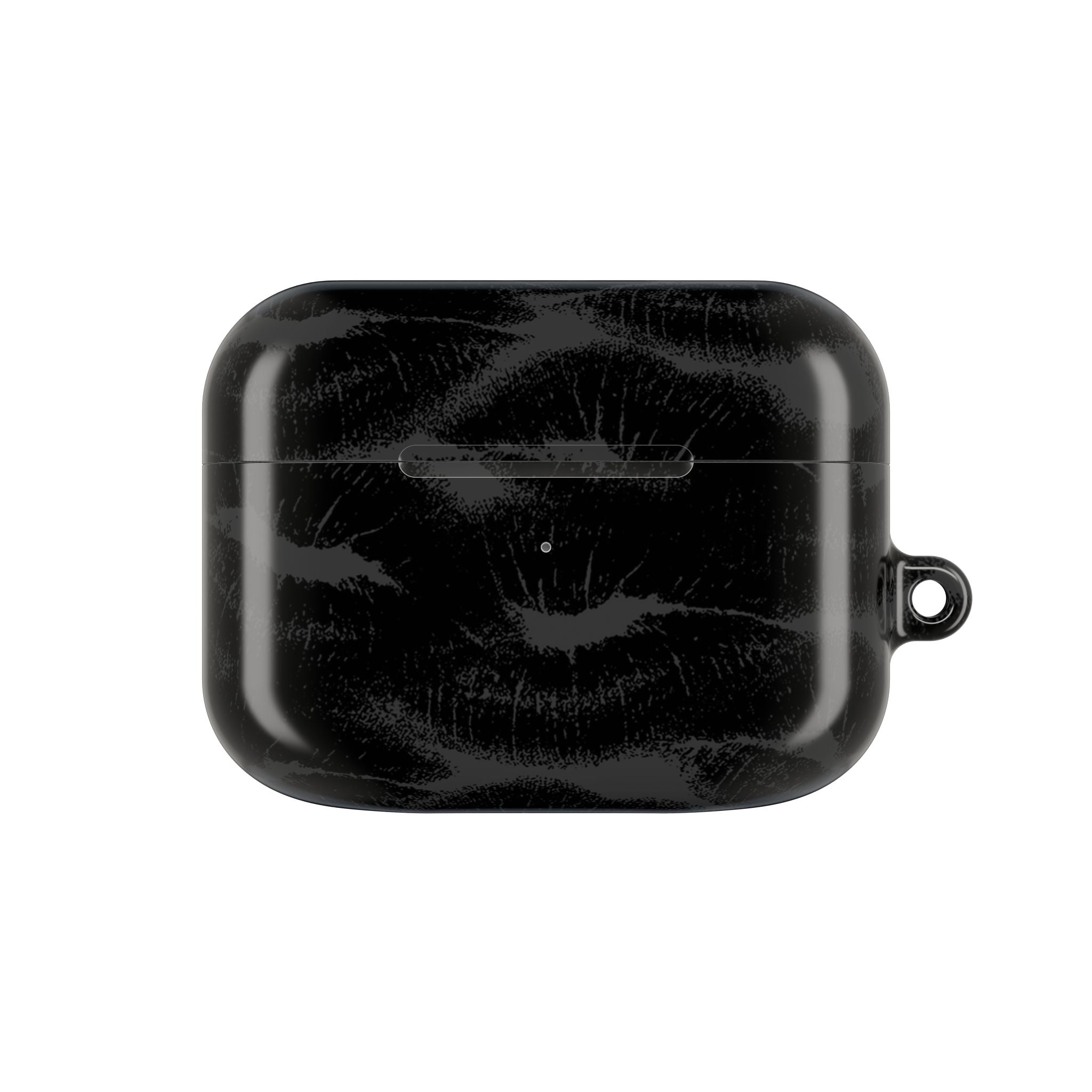 Black Lipstick Kisses AirPods Case