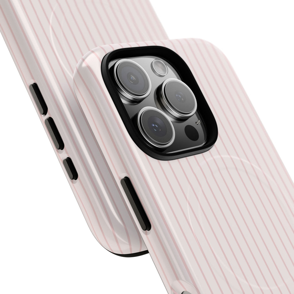 Baby Pink Soft Stripes