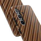 Angelina Stripes | Brown - Samsung Galaxy Case