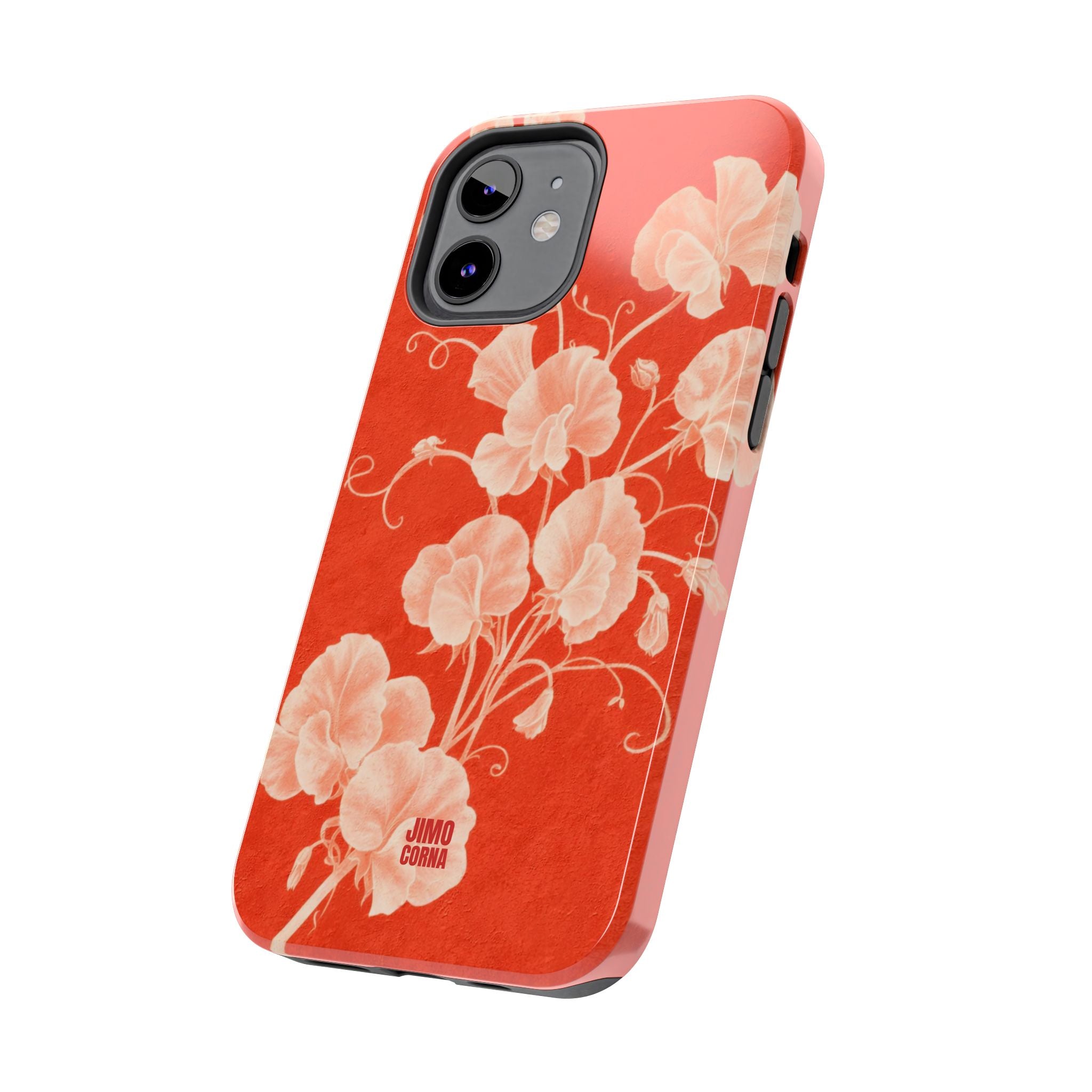 Red Flora iPhone Case