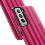 Strawberry Burst Bold Stripes