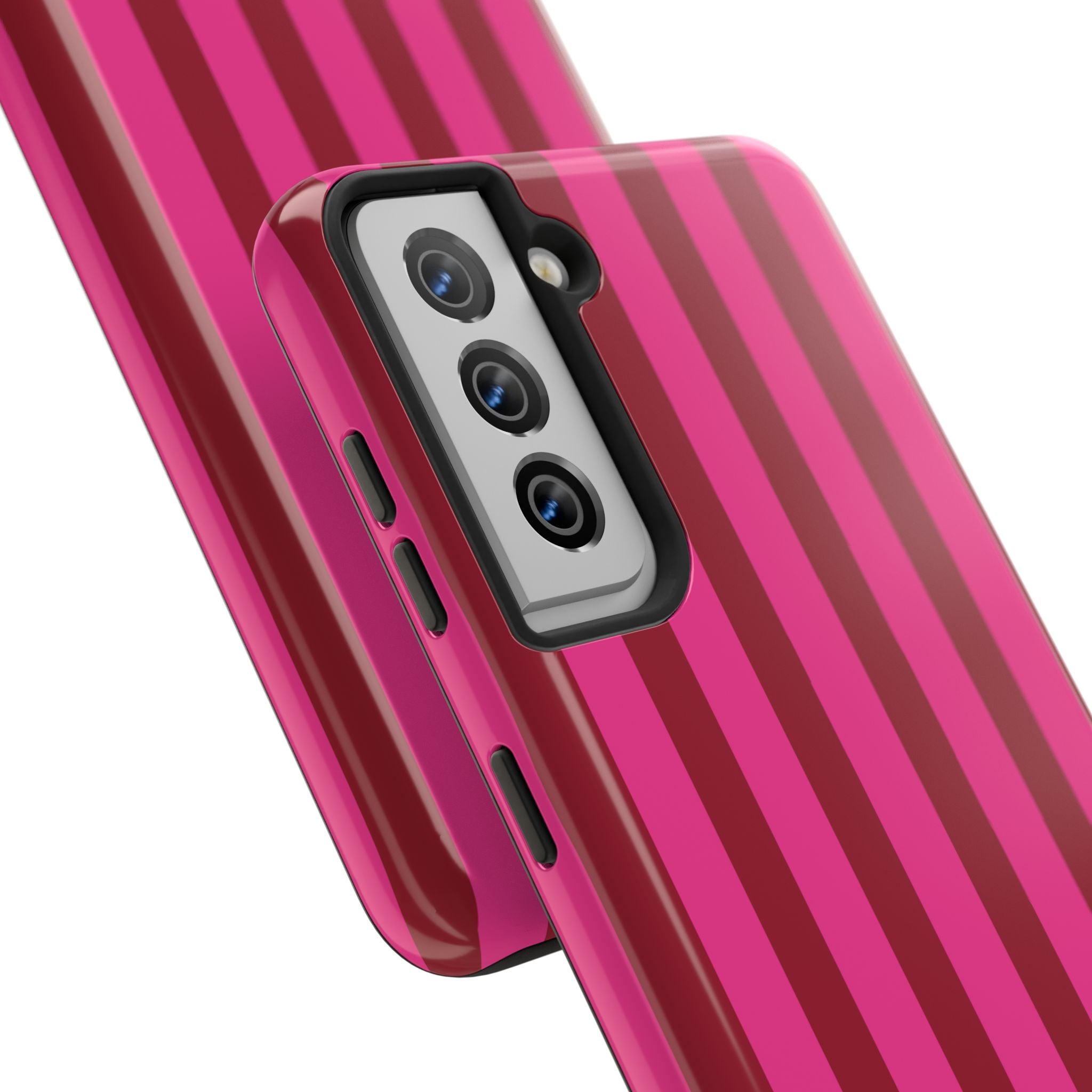 Strawberry Burst Bold Stripes