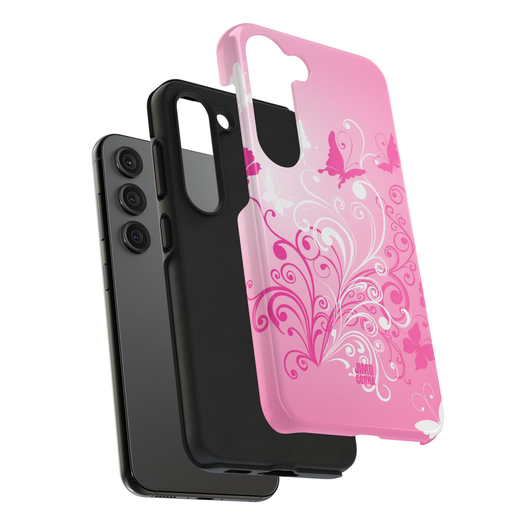 Pink Flutter Garden Samsung Galaxy Case