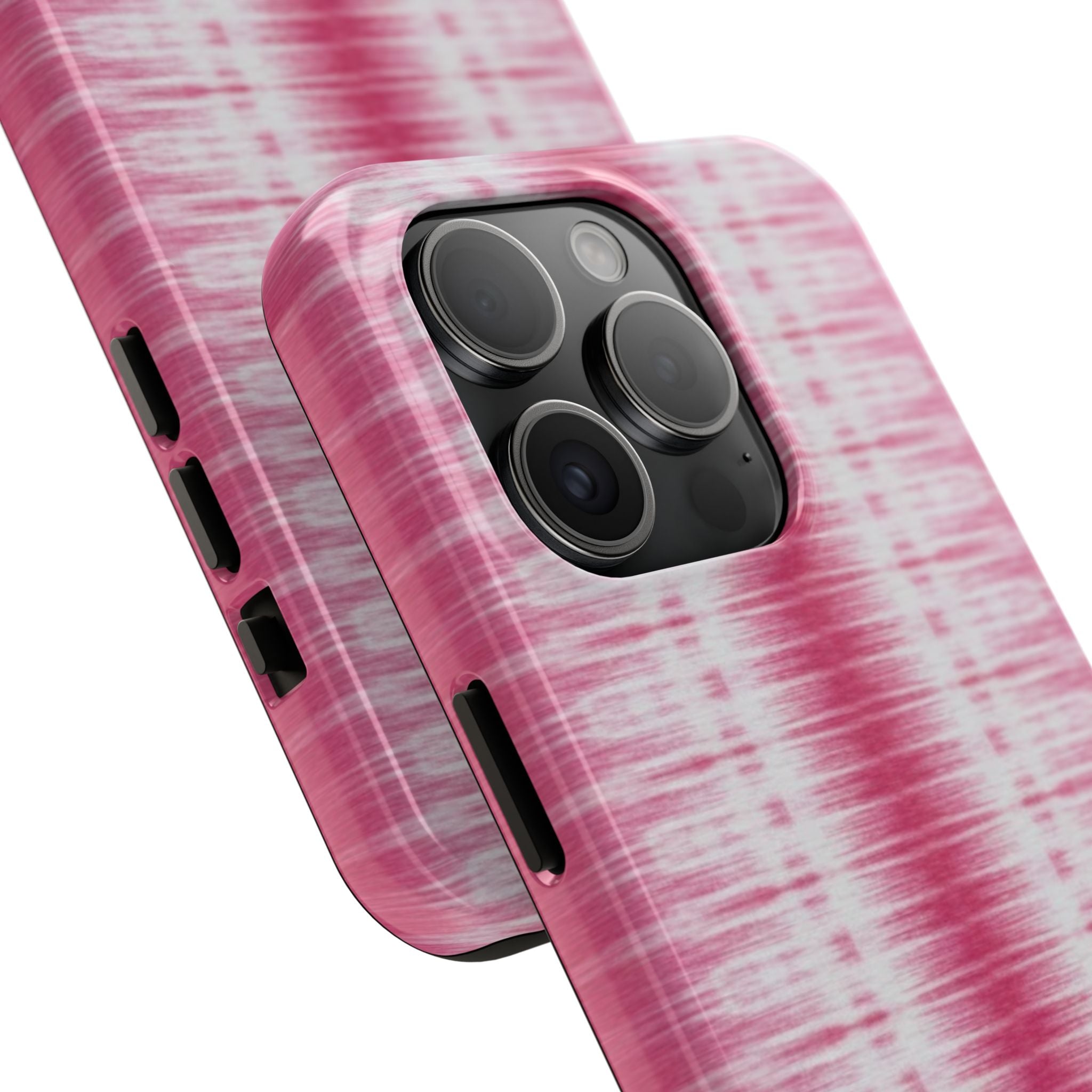 Pink Woven Texture iPhone Case