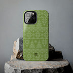 Holiday Knit | Green iPhone Case