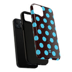 Big Polka Dot | Brown and Blue