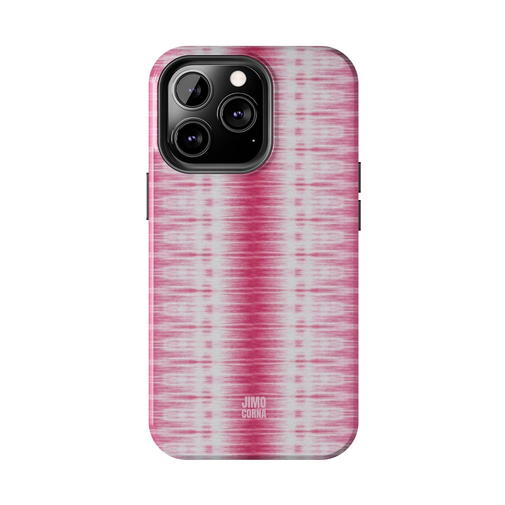 Pink Woven Texture iPhone Case