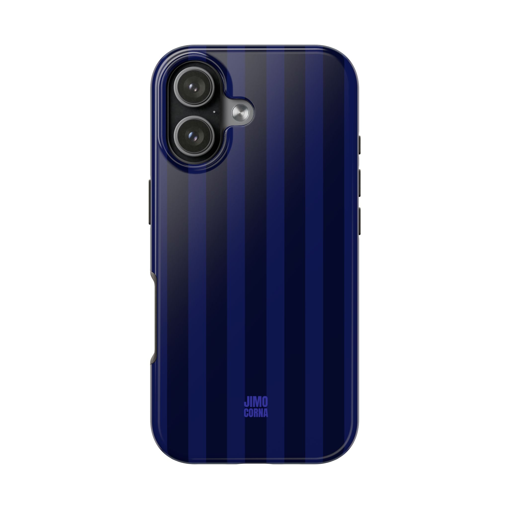 Bold Stripes iPhone Case | Navy Blue