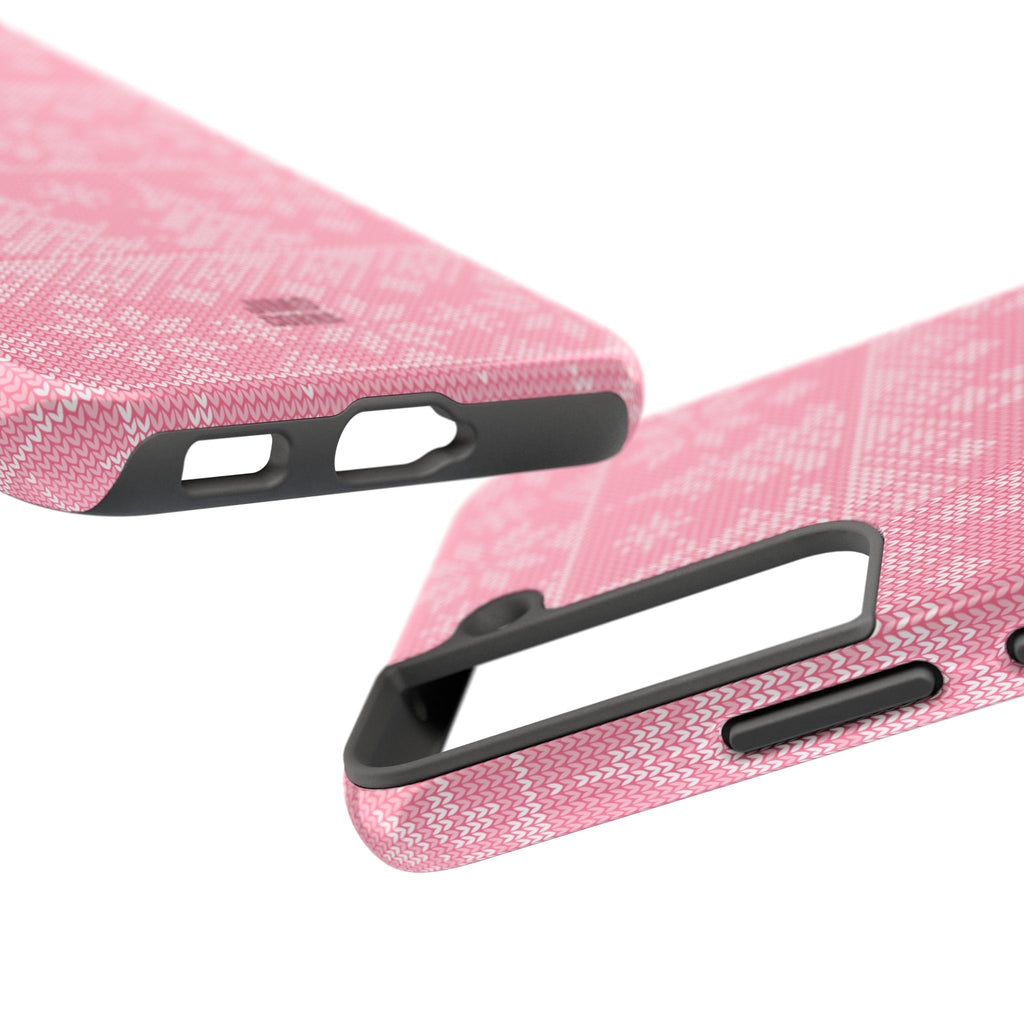 Holiday Knit | Pink iPhone Case