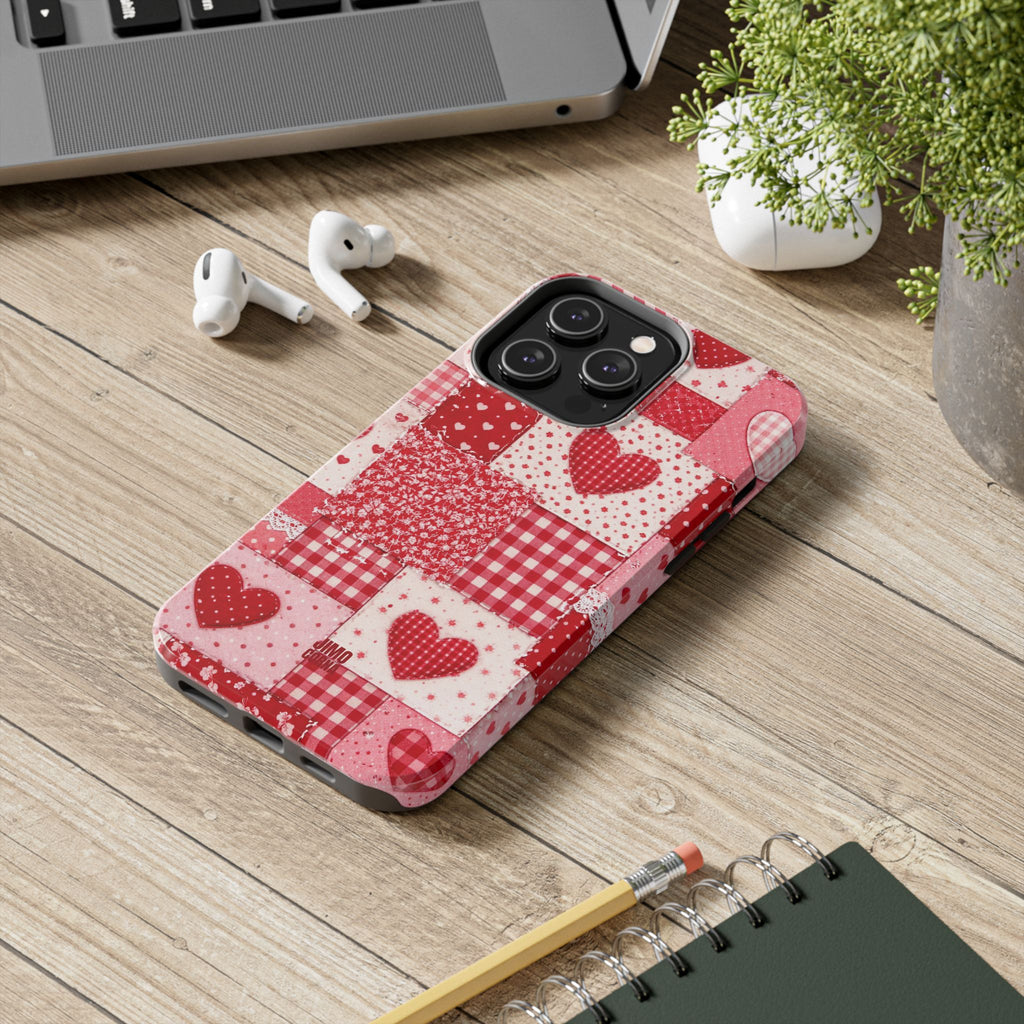 Patchwork Heart iPhone Case