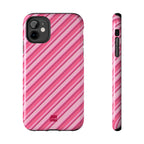 Angelina Stripes | Hot Pink - iPhone Case