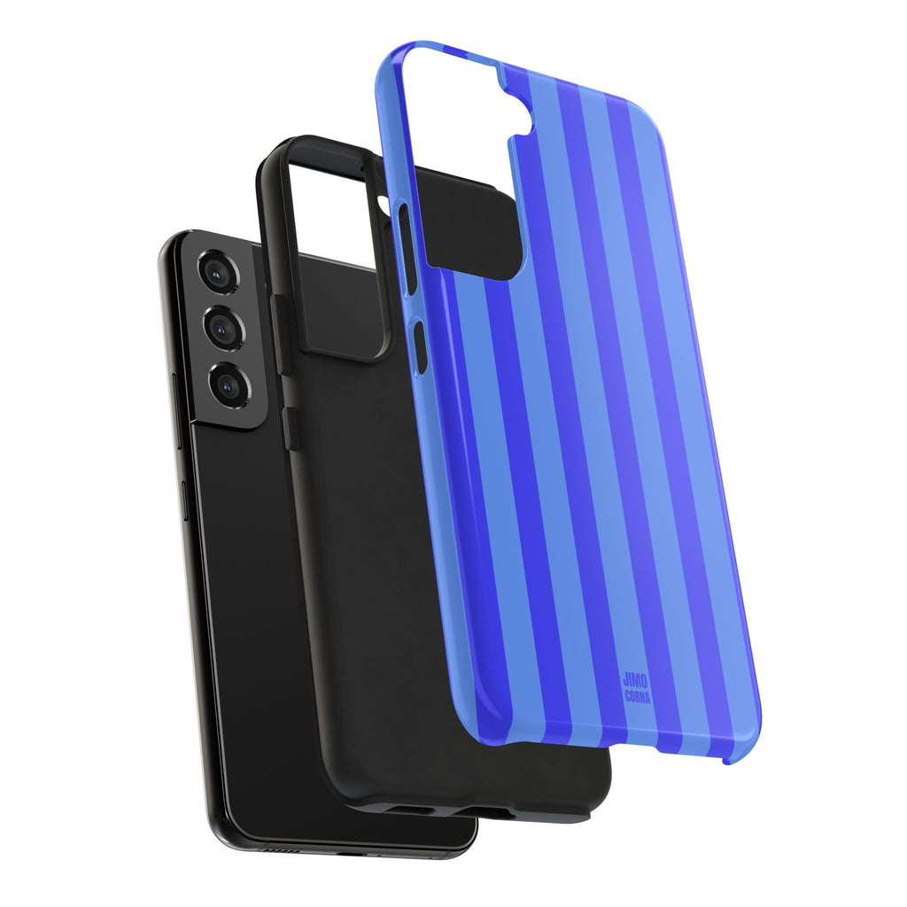 Blueberry Bold Stripes Samsung Galaxy Case