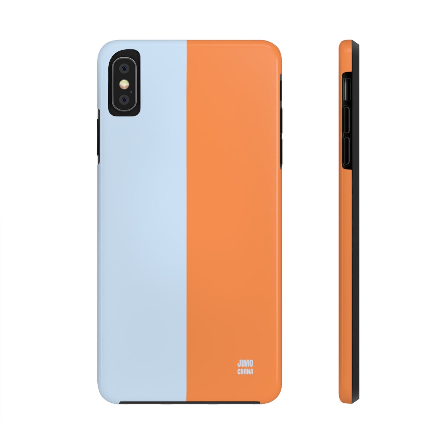 Orange and Blue Color Block