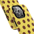 Big Polka Dot | Yellow and Brown