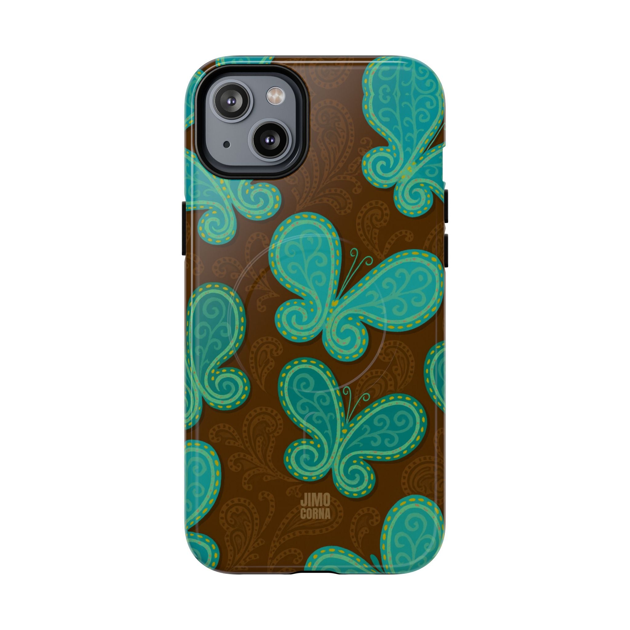 Cocoa Breeze Butterflies MagSafe iPhone Case