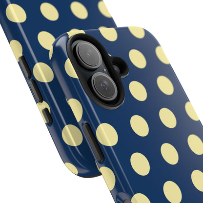 Big Polka Dot | Blue and Cream