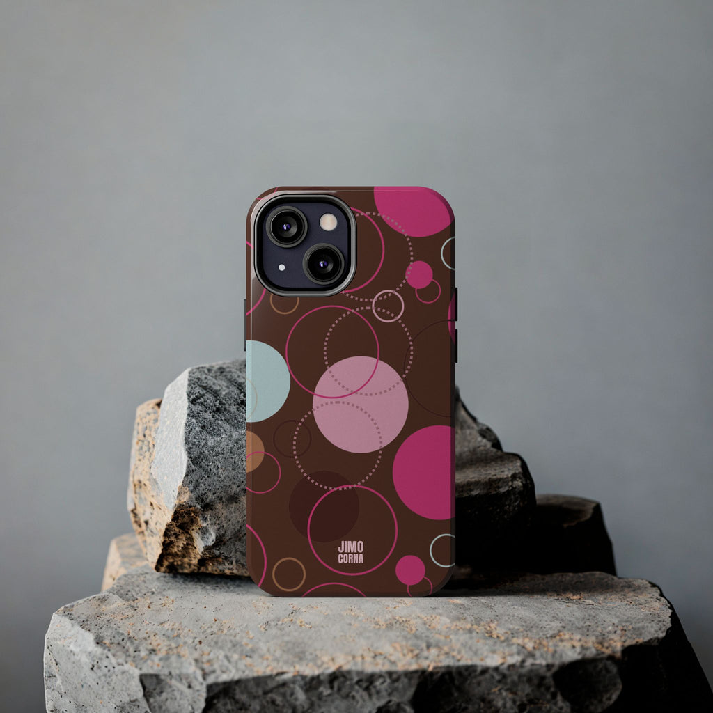 Spiral Pop iPhone Case | Brown
