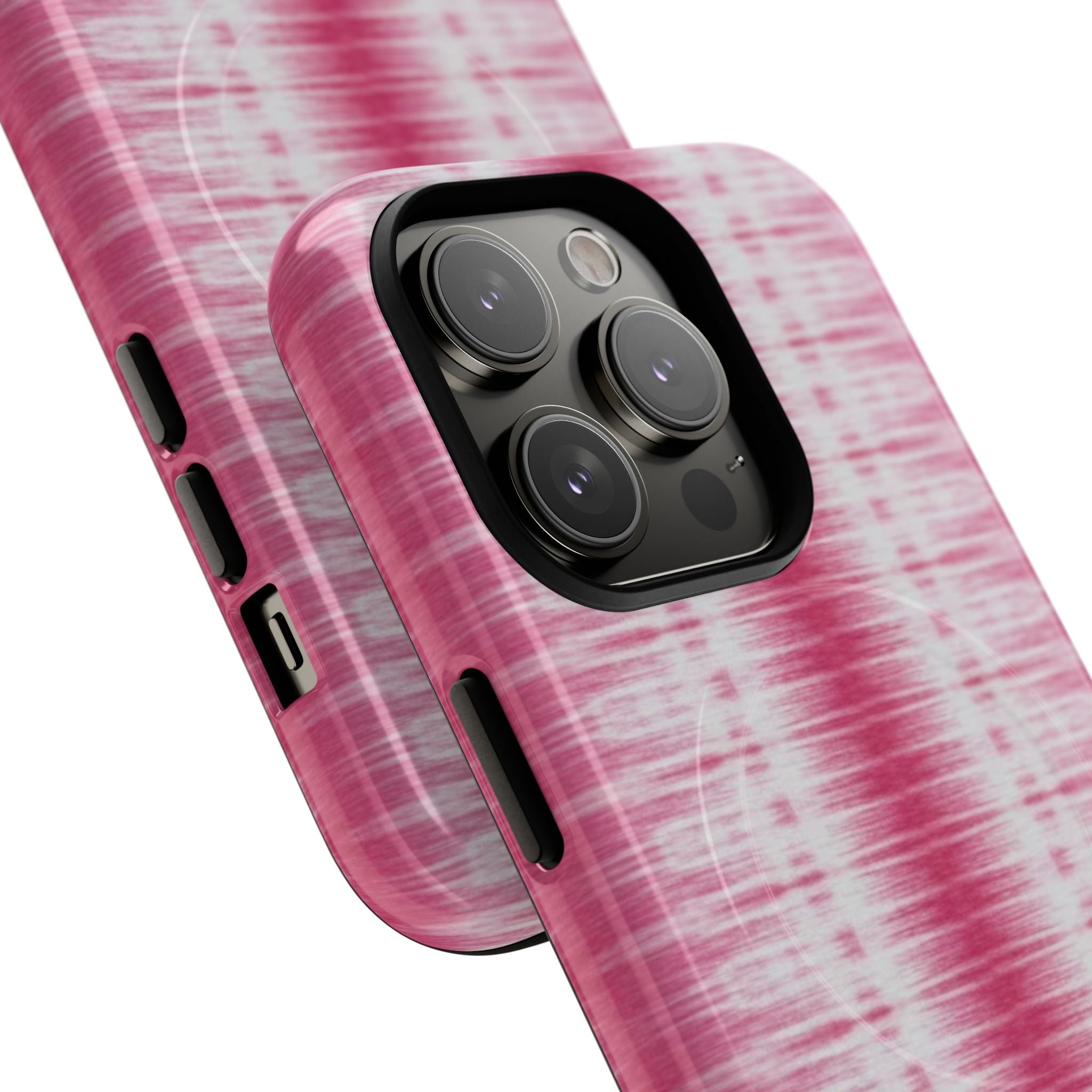 Pink Woven Texture MagSafe iPhone Case
