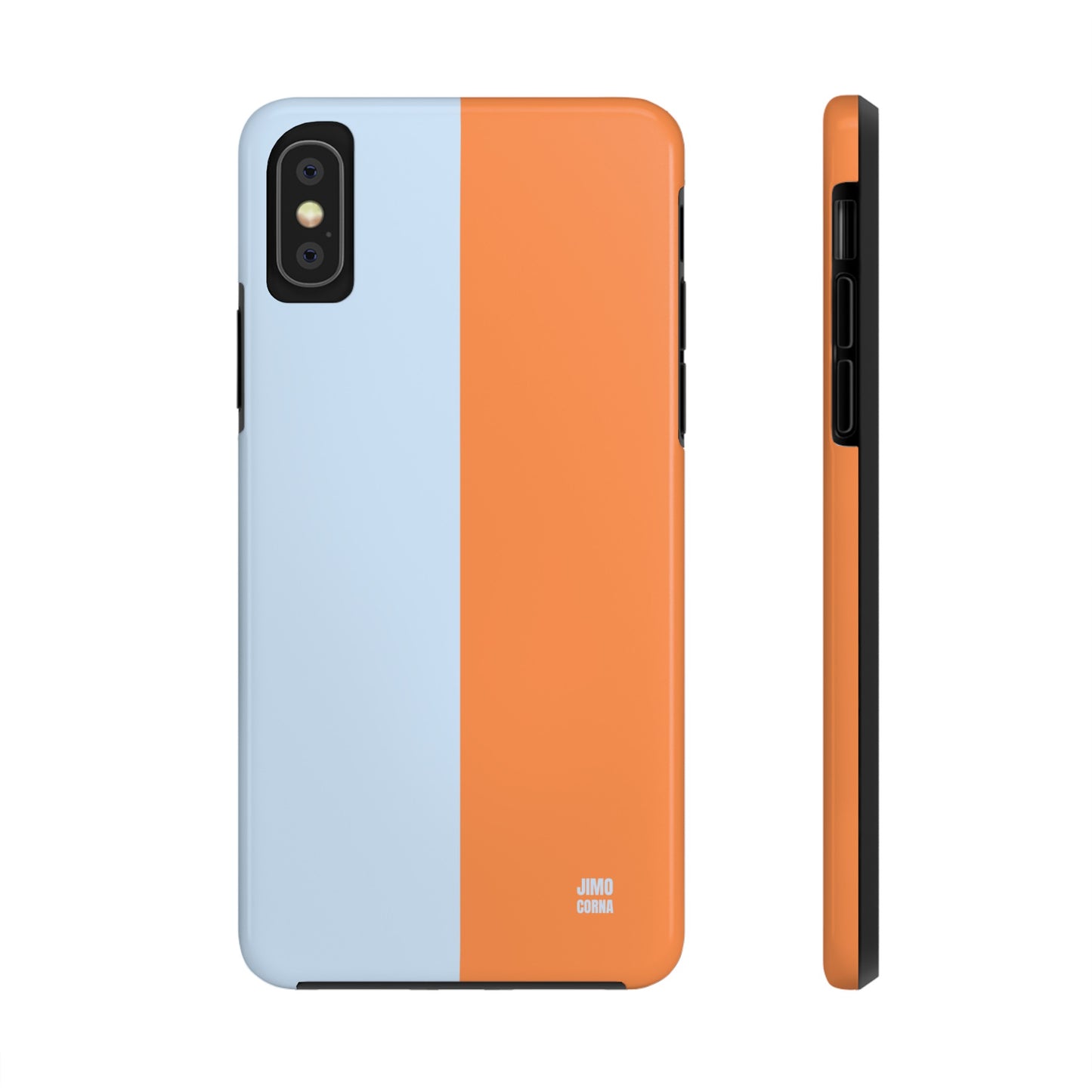 Orange and Blue Color Block