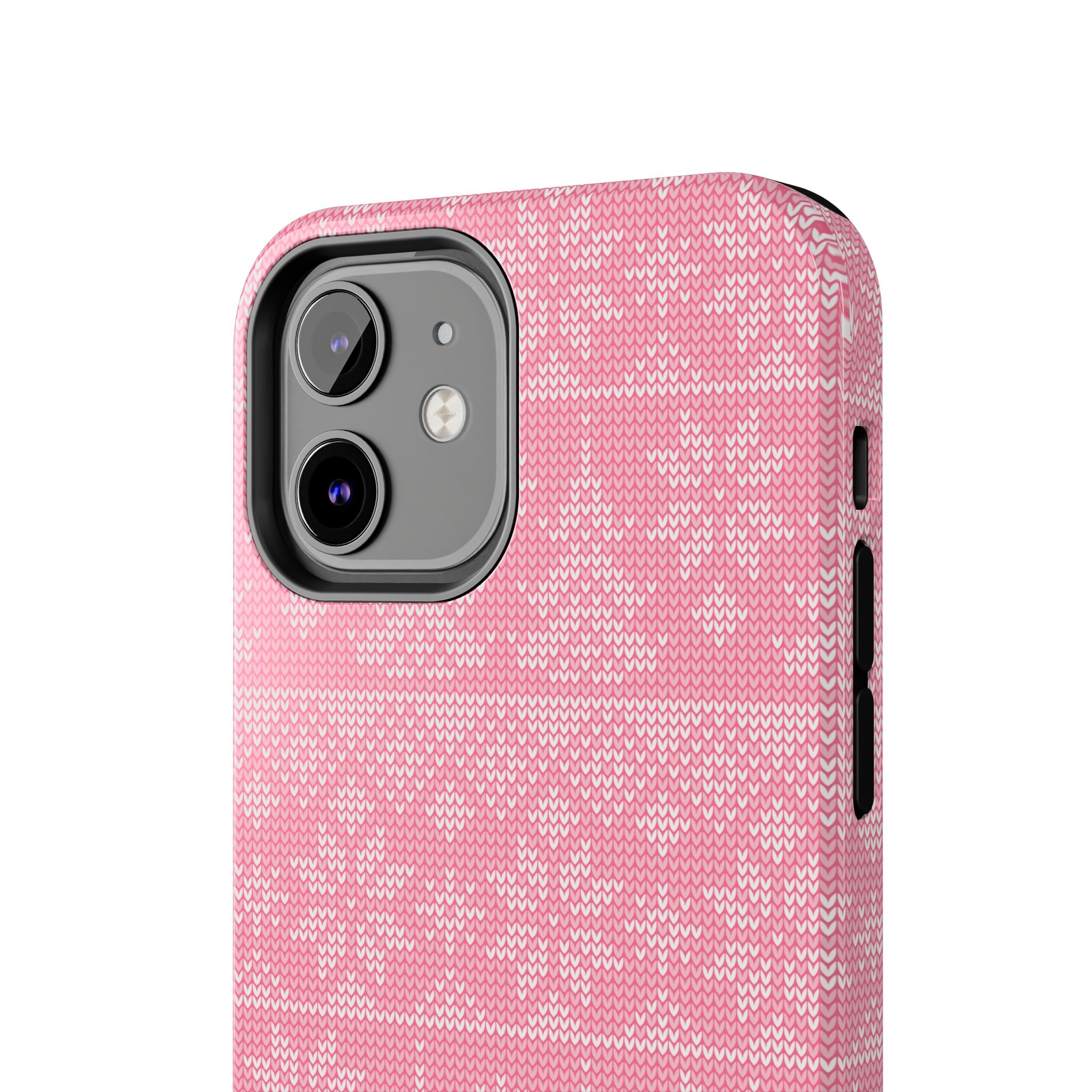 Holiday Knit | Pink iPhone Case