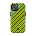 Angelina Stripes | Olive - MagSafe iPhone Case