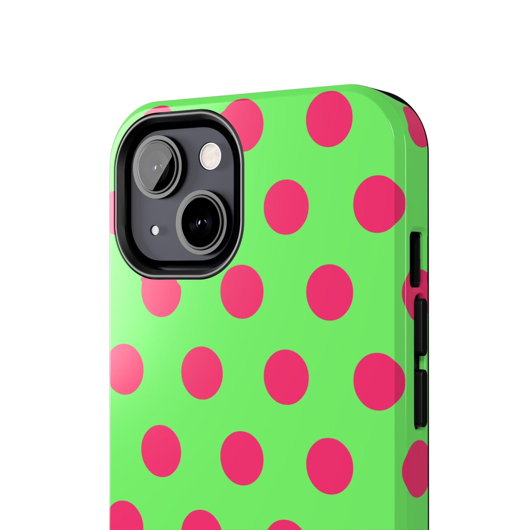 Big Polka Dot | Green and Pink
