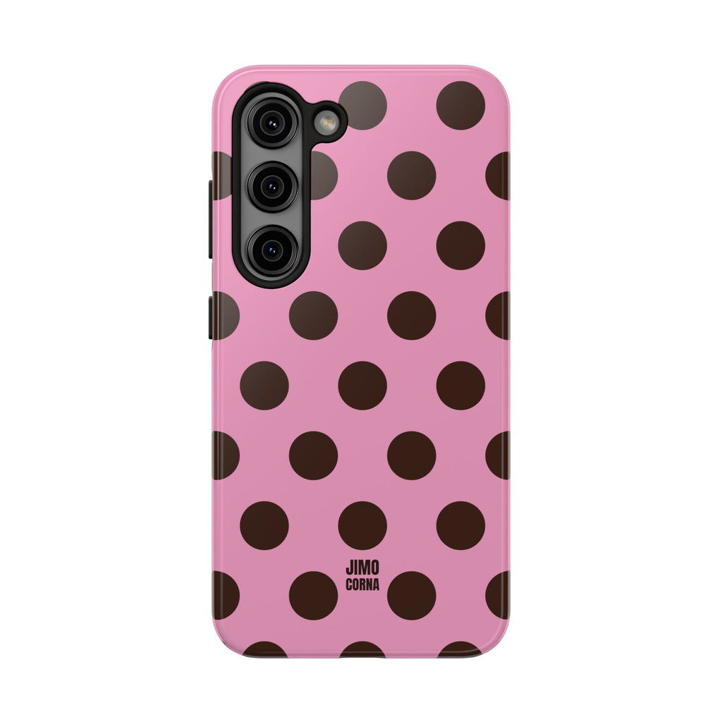 Big Polka Dot | Pink and Black
