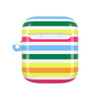 Rainbow Sorbet Stripe AirPods Case